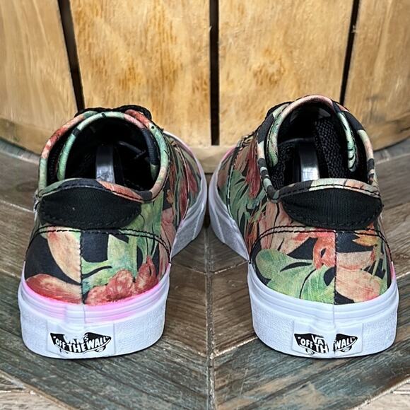 Vans Authentic Low Birds Of Paradise Floral Tropical Canvas Sneaker Women Size 6 - Picture 6 of 11